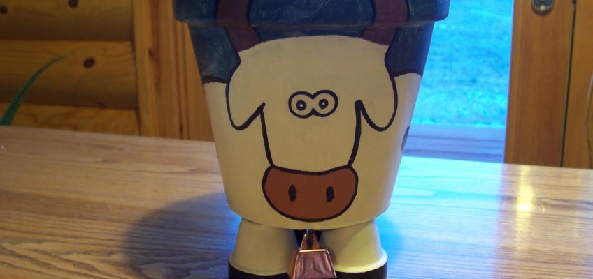 Cow Flower Pot Craft Class Starts Tuesday, May 26, 2015