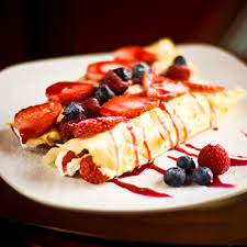 crepes with fruit